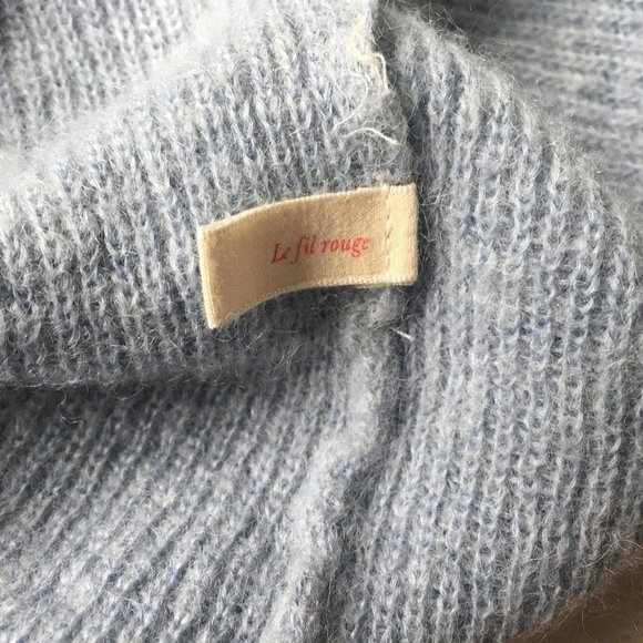 Sezane Sweaters Sezane Barry Jumper In Sky Blue Poshmark